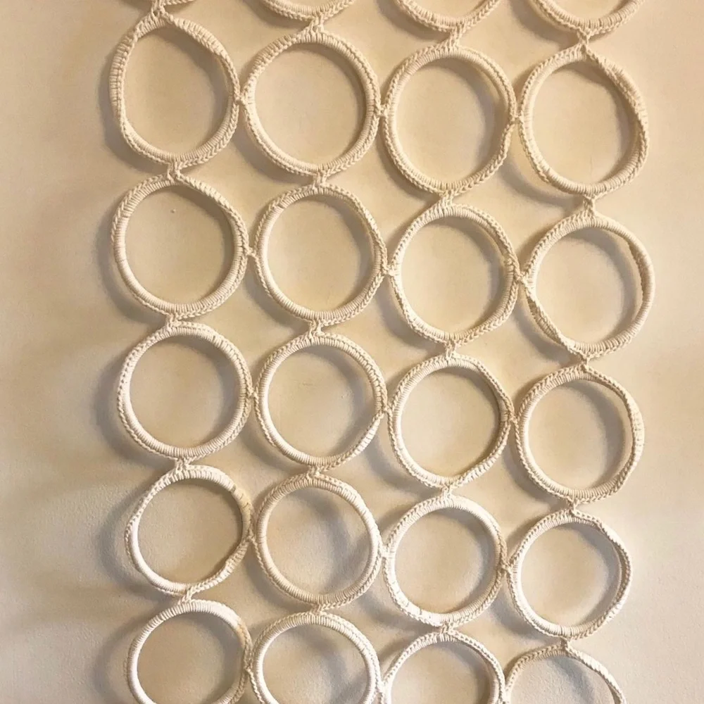 IKEA Komplement Scarf Hanger Organizer Woven Beige for Closet and Organization